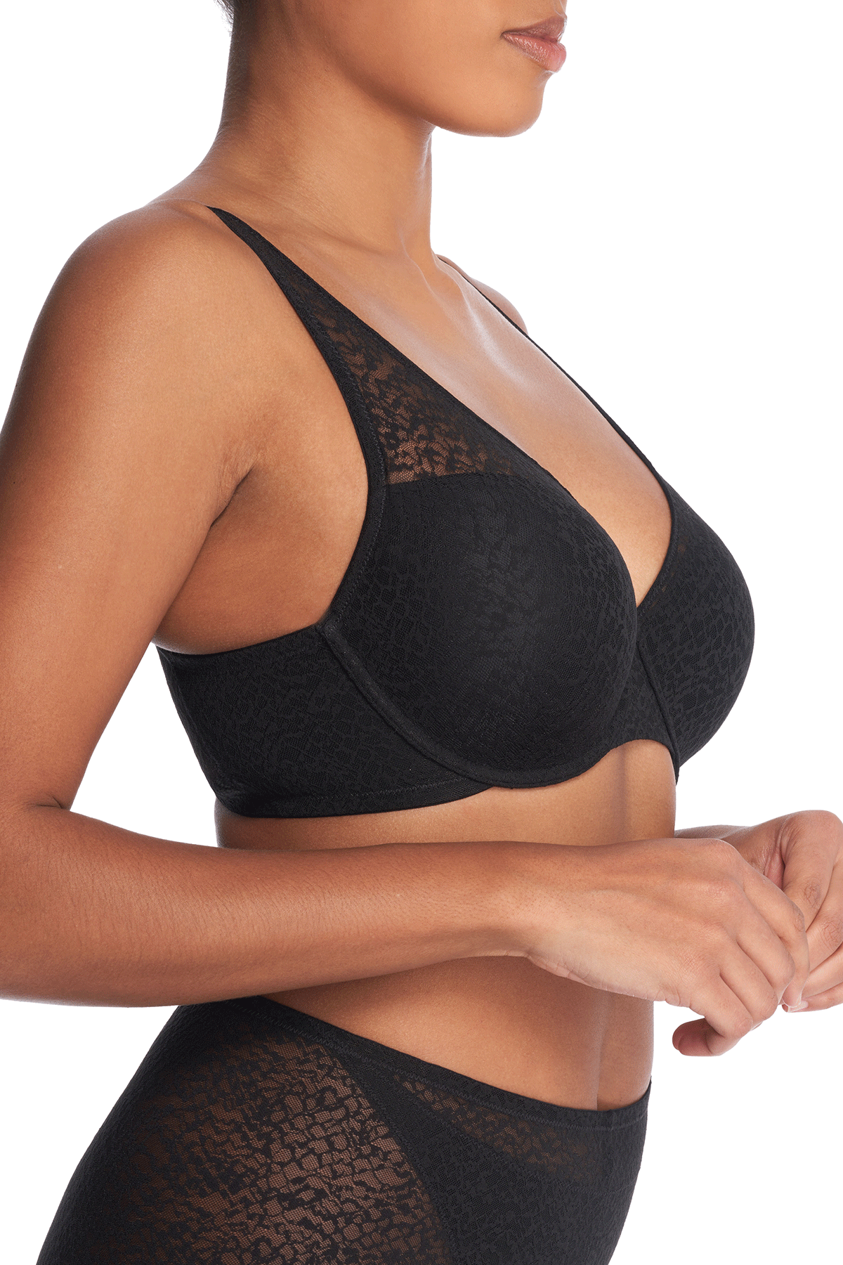 Buy Pretty Smooth Full Fit Contour Underwire Bra in Black Online Black