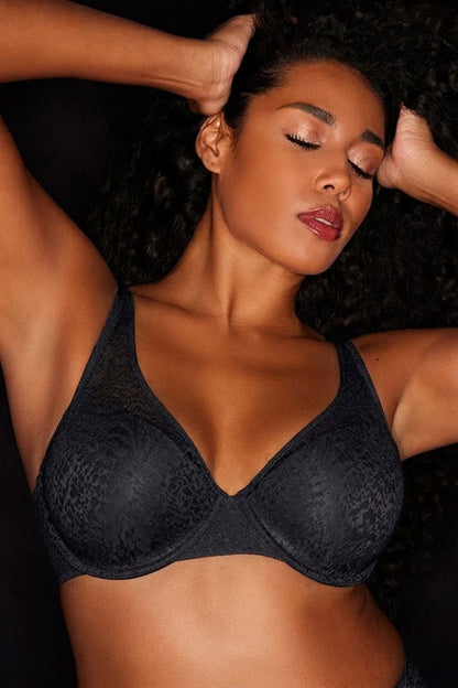 Buy Pretty Smooth Full Fit Contour Underwire Bra in Black Online Black
