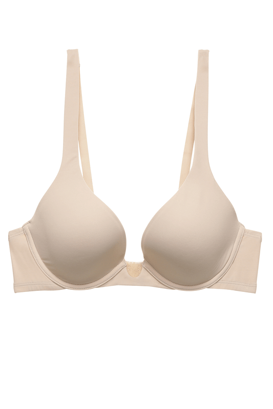 Buy Verge Convertible Plunge Contour Underwire Bra in Café Online Café