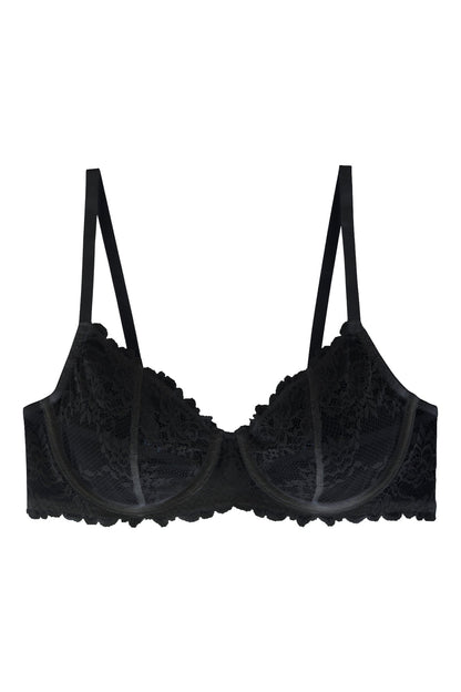 Buy Heavenly Convertible Balconette Underwire Bra in Black Online Black