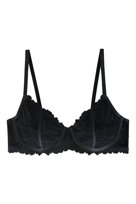 Buy Heavenly Convertible Balconette Underwire Bra in Black Online Black