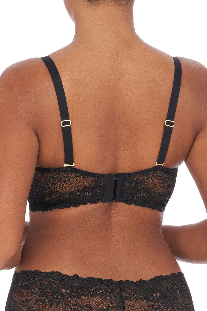 Buy Heavenly Convertible Balconette Underwire Bra in Black Online Black