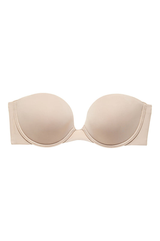 Buy Minimal Strapless Bra in Cafe Online Cafe