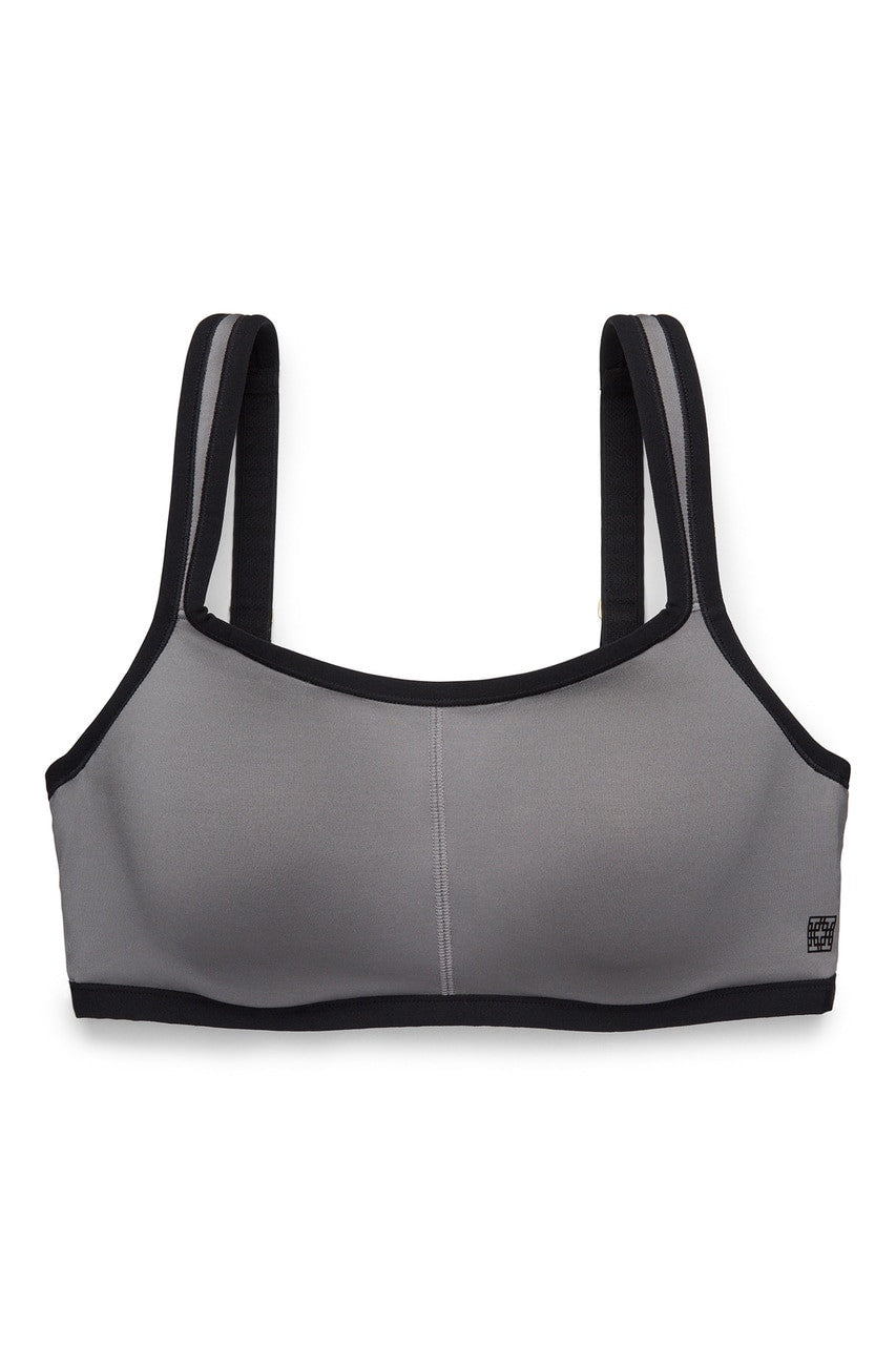 Buy Yogi Contour Convertible Sports Bra in Grey/Black Online Grey/Black