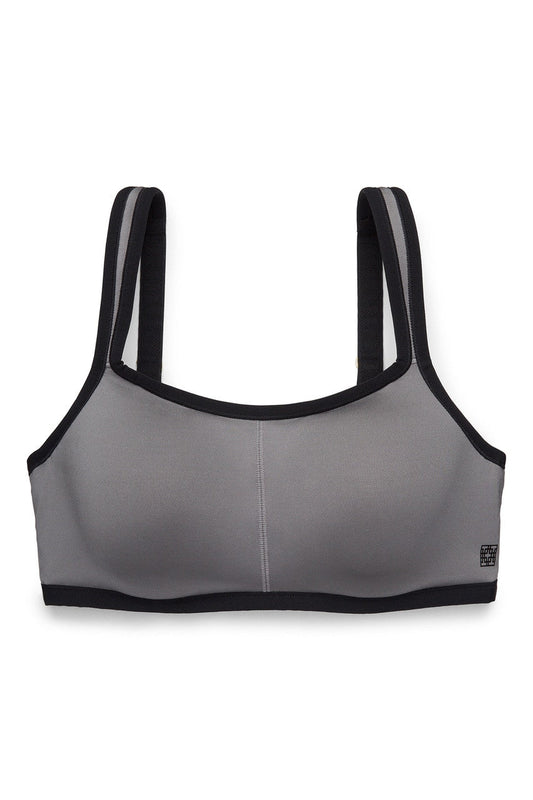 Buy Yogi Contour Convertible Sports Bra in Grey/Black Online Grey/Black