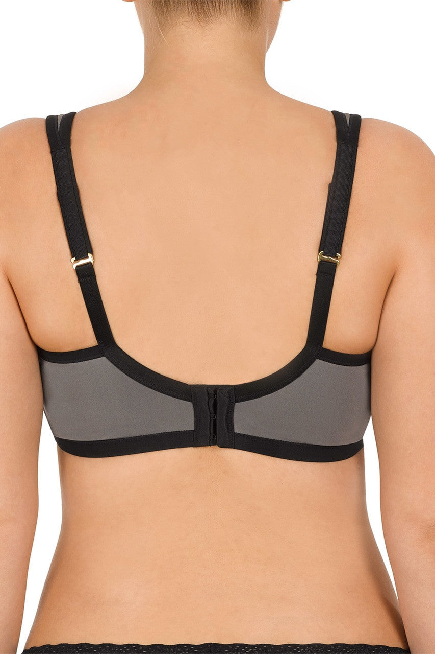 Buy Yogi Contour Convertible Sports Bra in Grey/Black Online Grey/Black