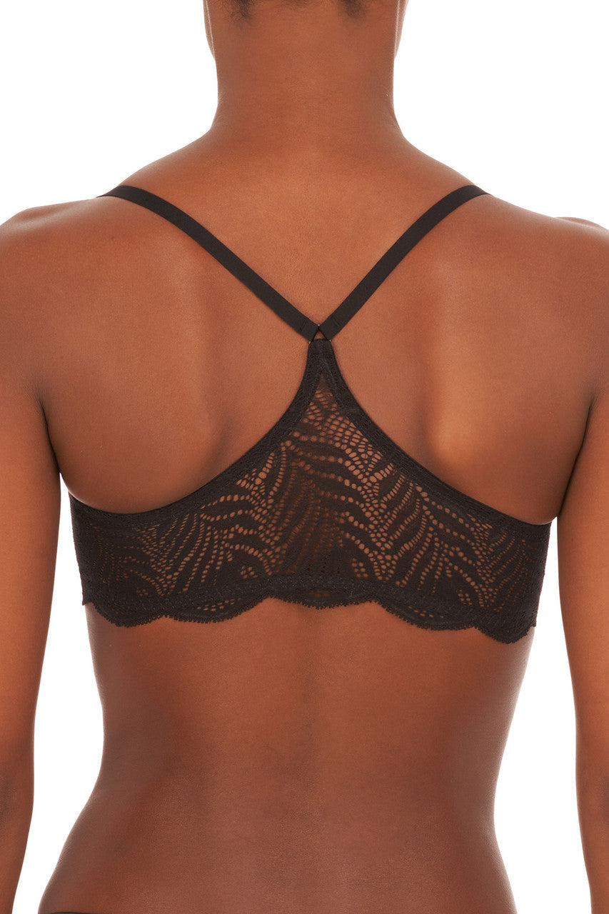 Buy Lush Front Close Contour Underwire Bra in Black Online Black