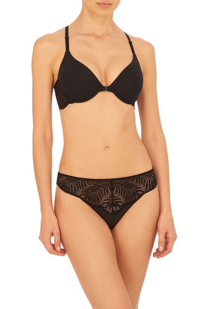 Buy Lush Front Close Contour Underwire Bra in Black Online Black