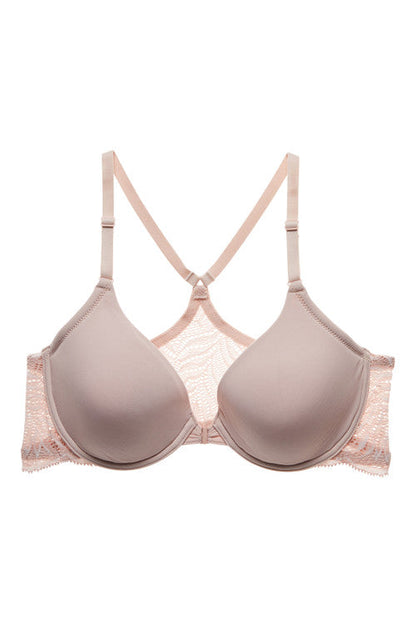Buy Lush Front Close Contour Underwire Bra in Rose Beige/Warm White Online Rose Beige/Warm White