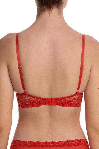 Feathers Plunge T-Shirt Bra Paprika