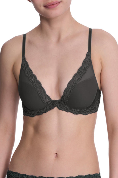 Buy Feathers Plunge T-Shirt Bra in Coal Online Coal