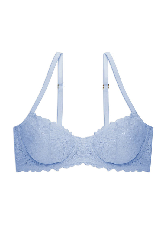 Heavenly Convertible Balconette Underwire Bra Blue Dream