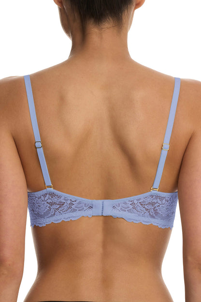 Heavenly Convertible Balconette Underwire Bra Blue Dream