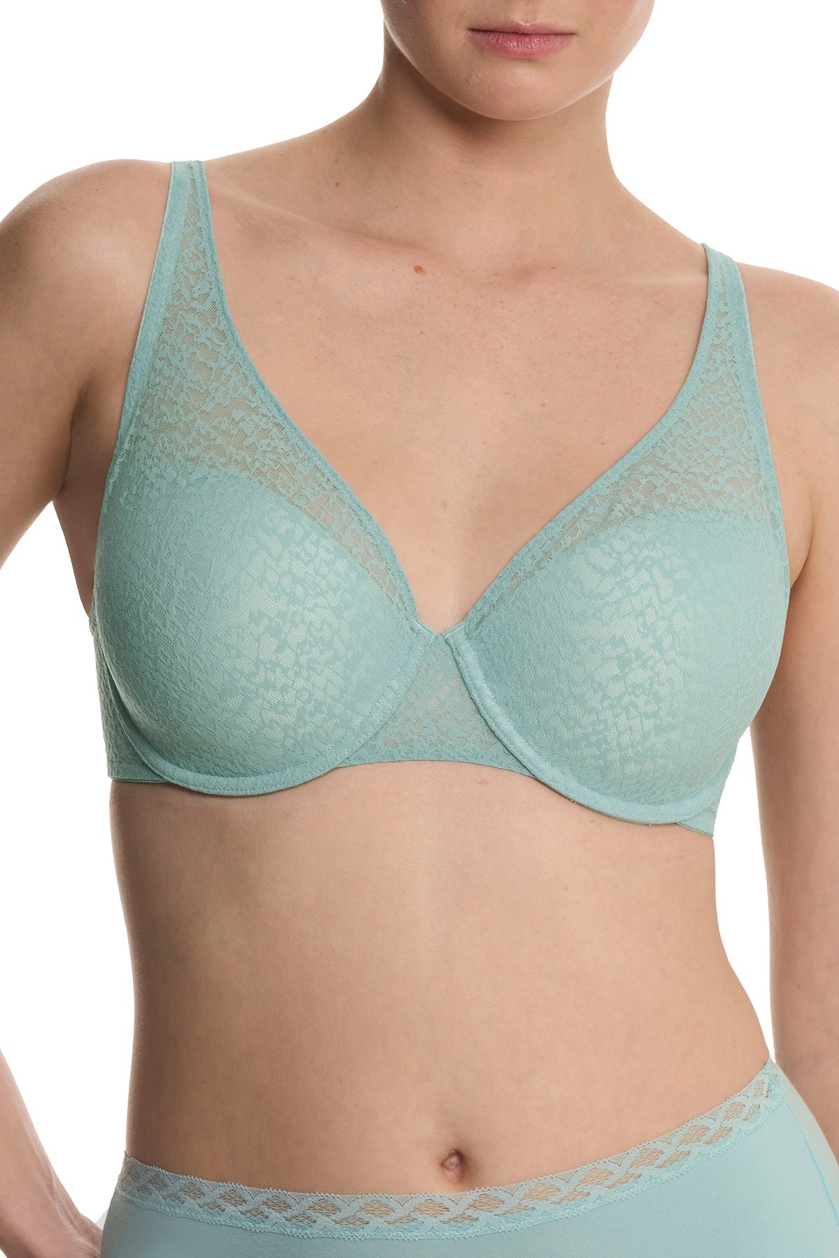 Pretty Smooth Full Fit Contour Underwire Bra Blue Meadow
