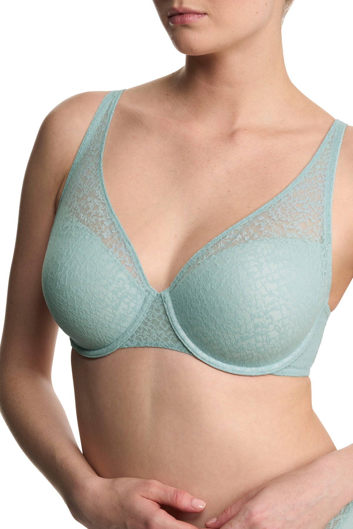 Pretty Smooth Full Fit Contour Underwire Bra Blue Meadow