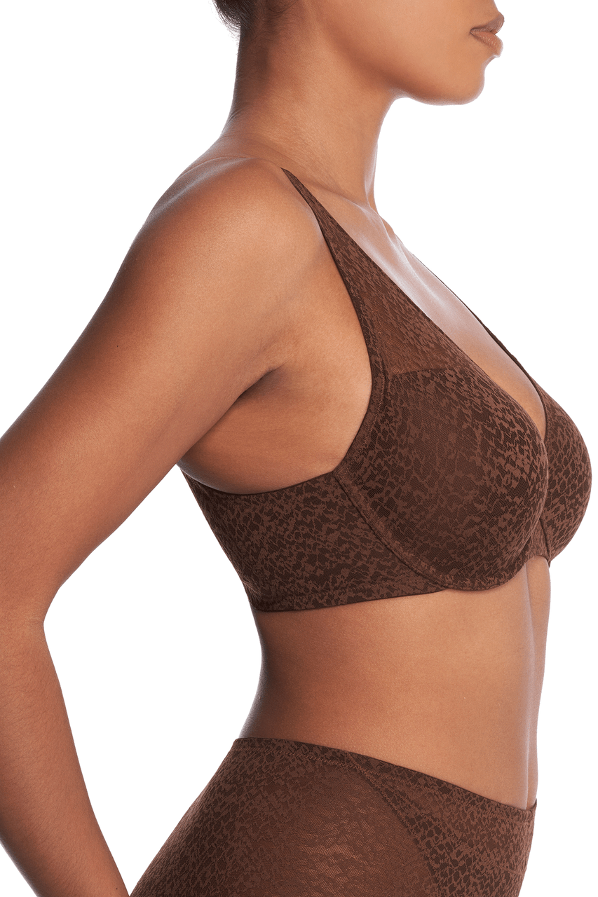 Buy Pretty Smooth Full Fit Contour Underwire Bra in Java Online Java