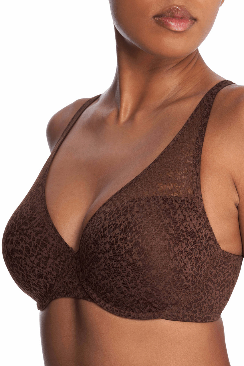 Buy Pretty Smooth Full Fit Contour Underwire Bra in Java Online Java