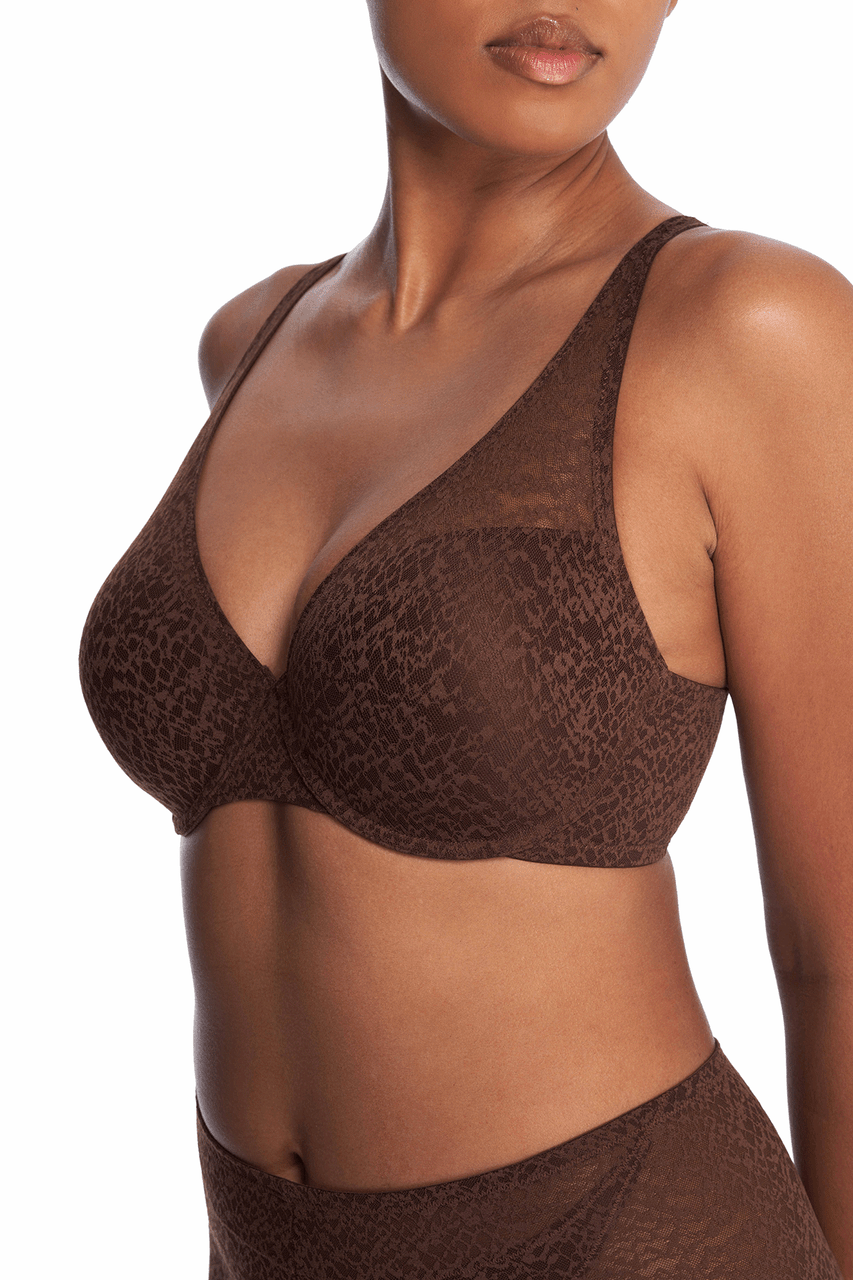 Buy Pretty Smooth Full Fit Contour Underwire Bra in Java Online Java