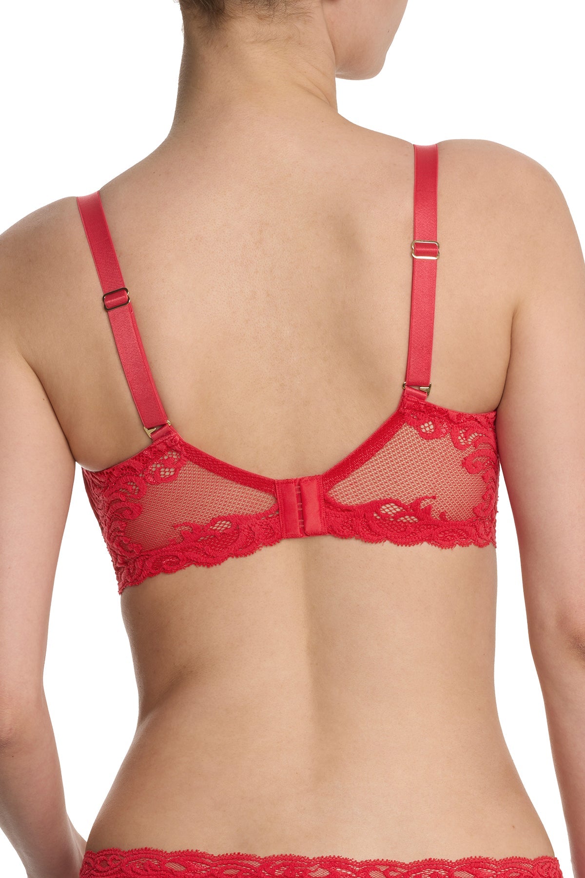 Feathers Full Figure Contour Underwire Bra Bonfire