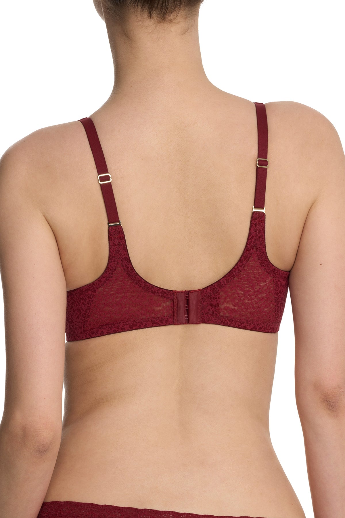 Pretty Smooth Full Fit Contour Underwire Bra Dk Red
