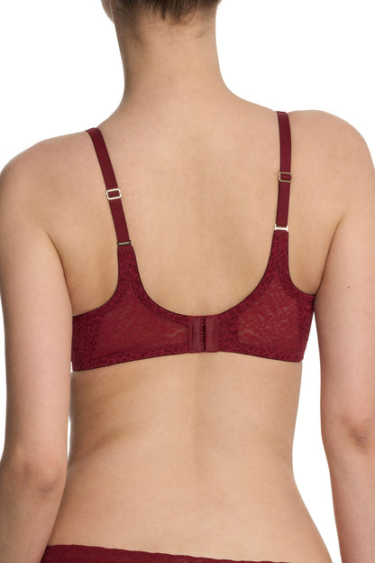 Pretty Smooth Full Fit Contour Underwire Bra Dk Red