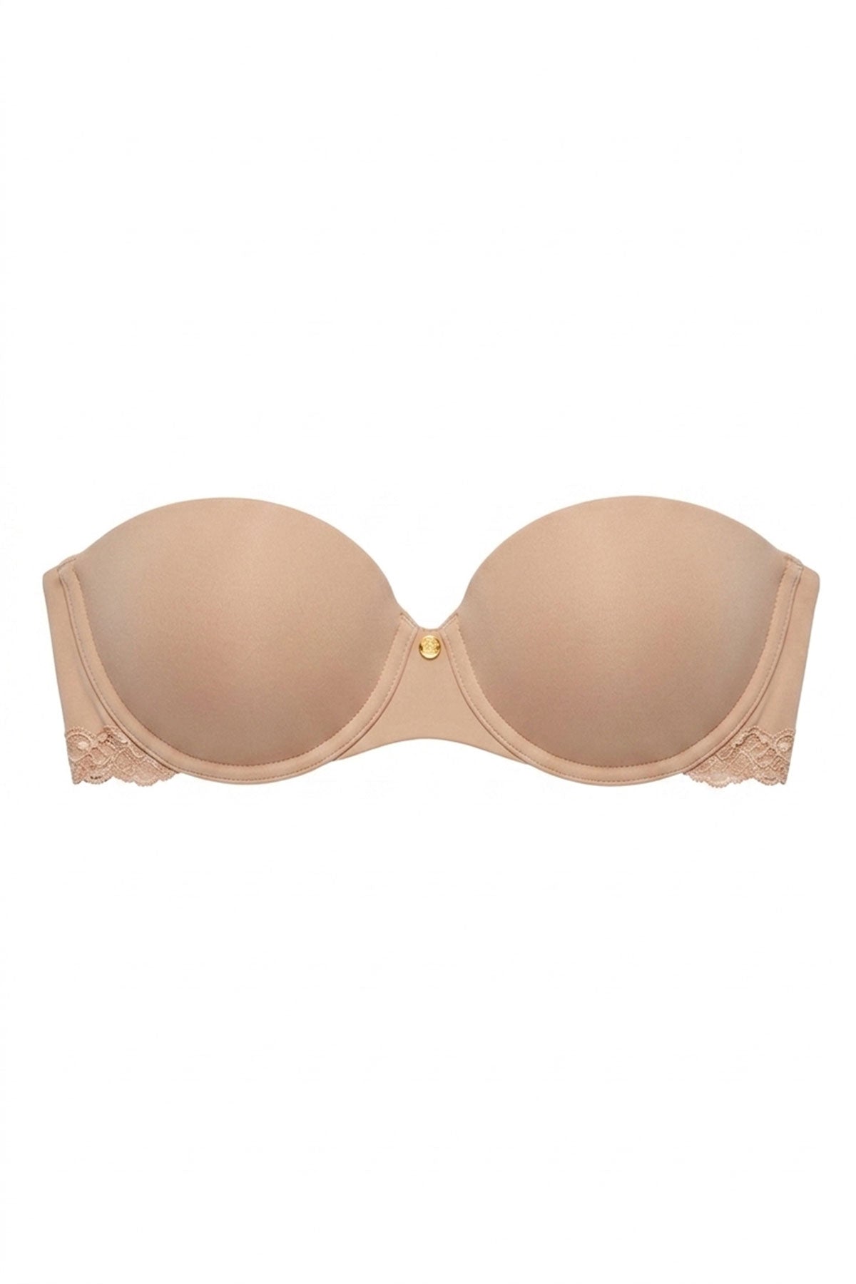 Buy Pure Luxe Strapless Contour Underwire Bra in Café Online Café