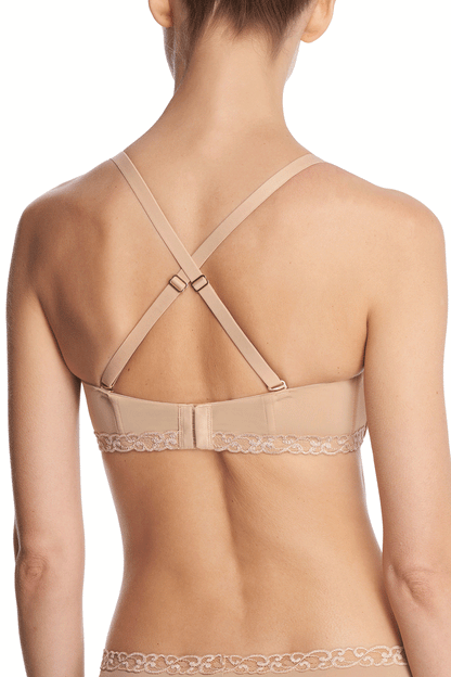 Buy Pure Luxe Strapless Contour Underwire Bra in Café Online Café