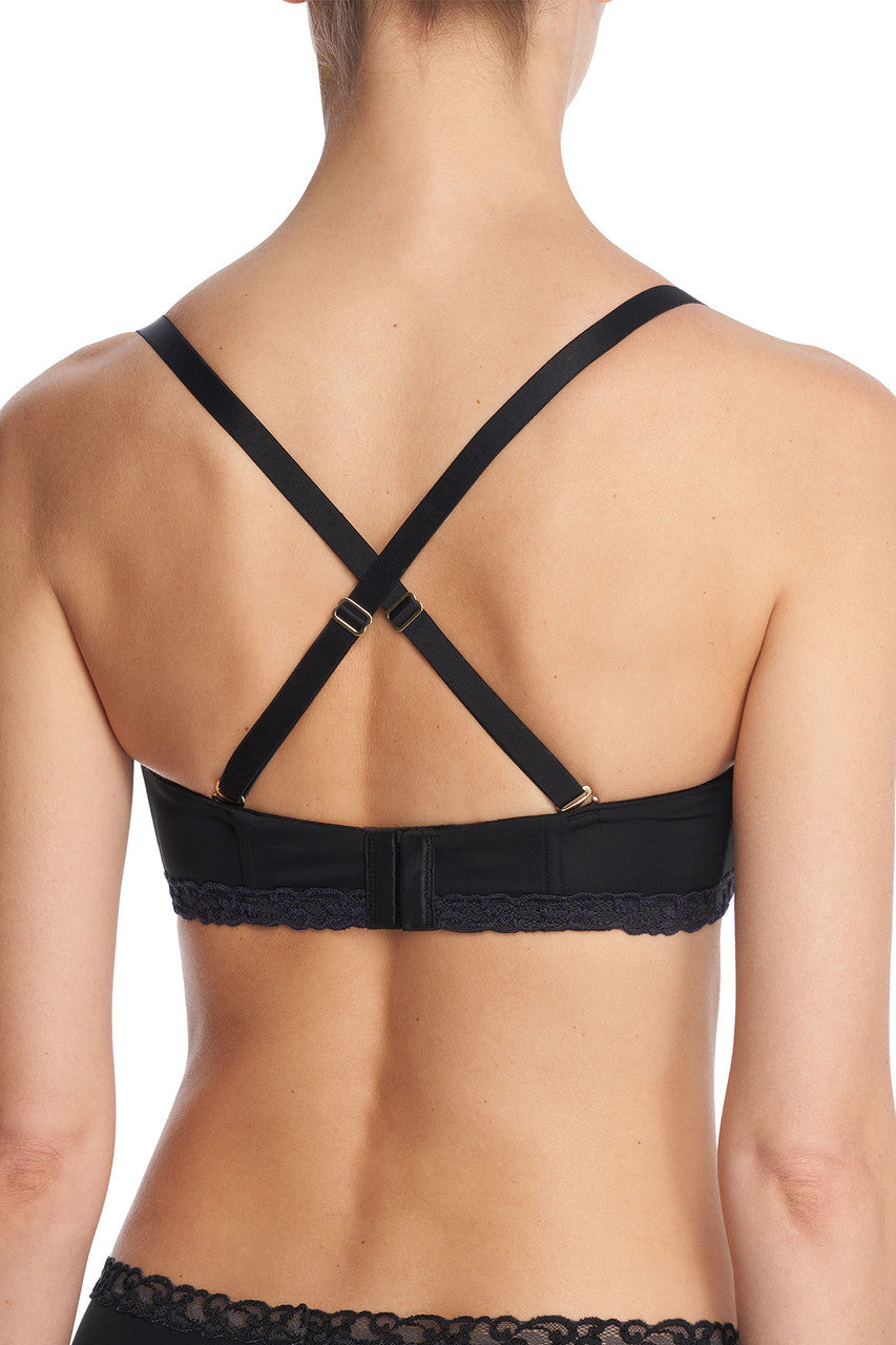 Buy Pure Luxe Strapless Contour Underwire Bra in Black Combo Online Black Combo