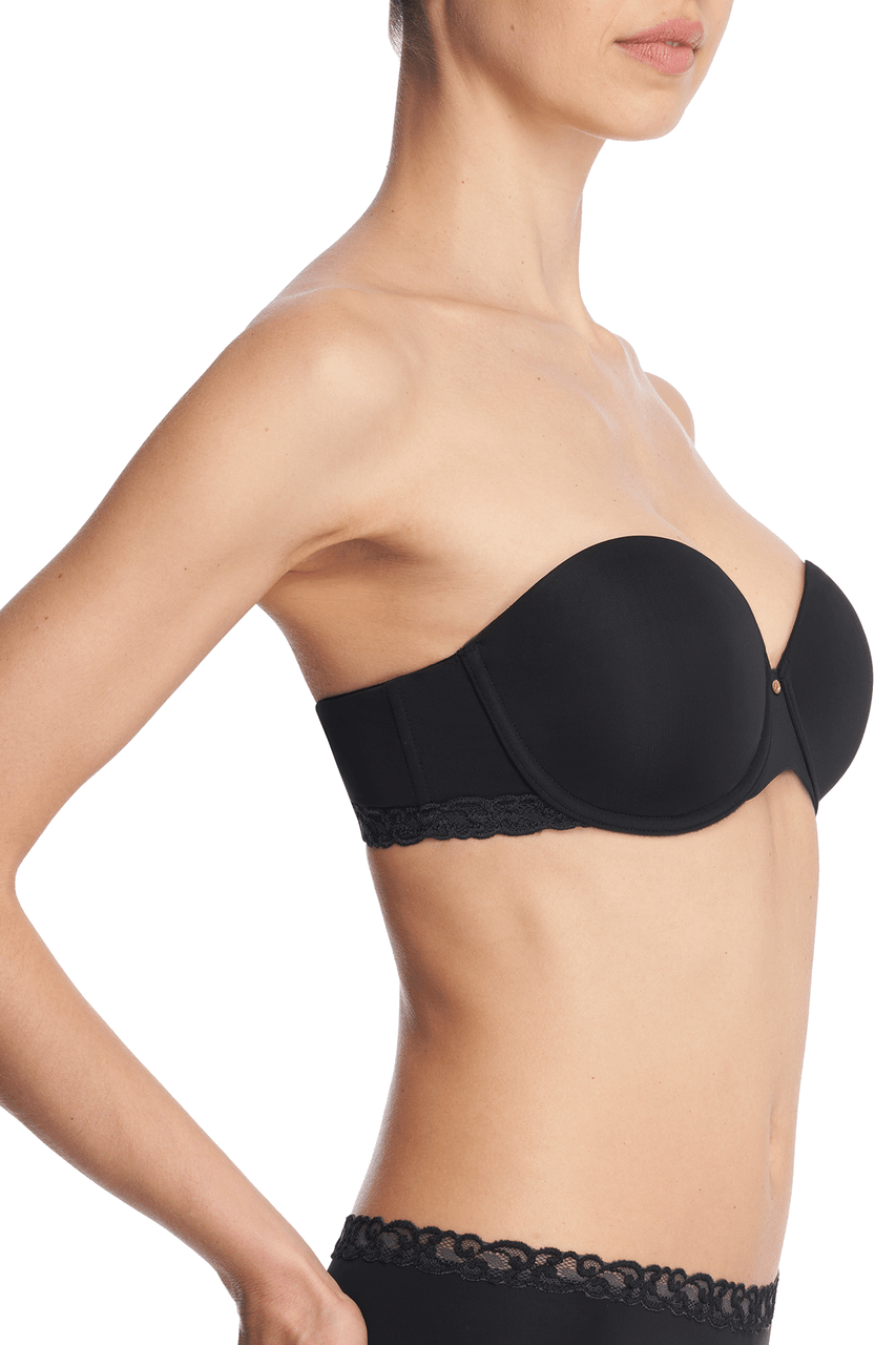 Buy Pure Luxe Strapless Contour Underwire Bra in Black Combo Online Black Combo