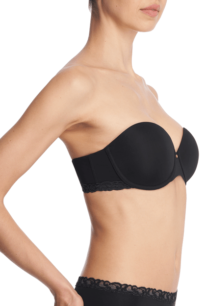 Buy Pure Luxe Strapless Contour Underwire Bra in Black Combo Online Black Combo