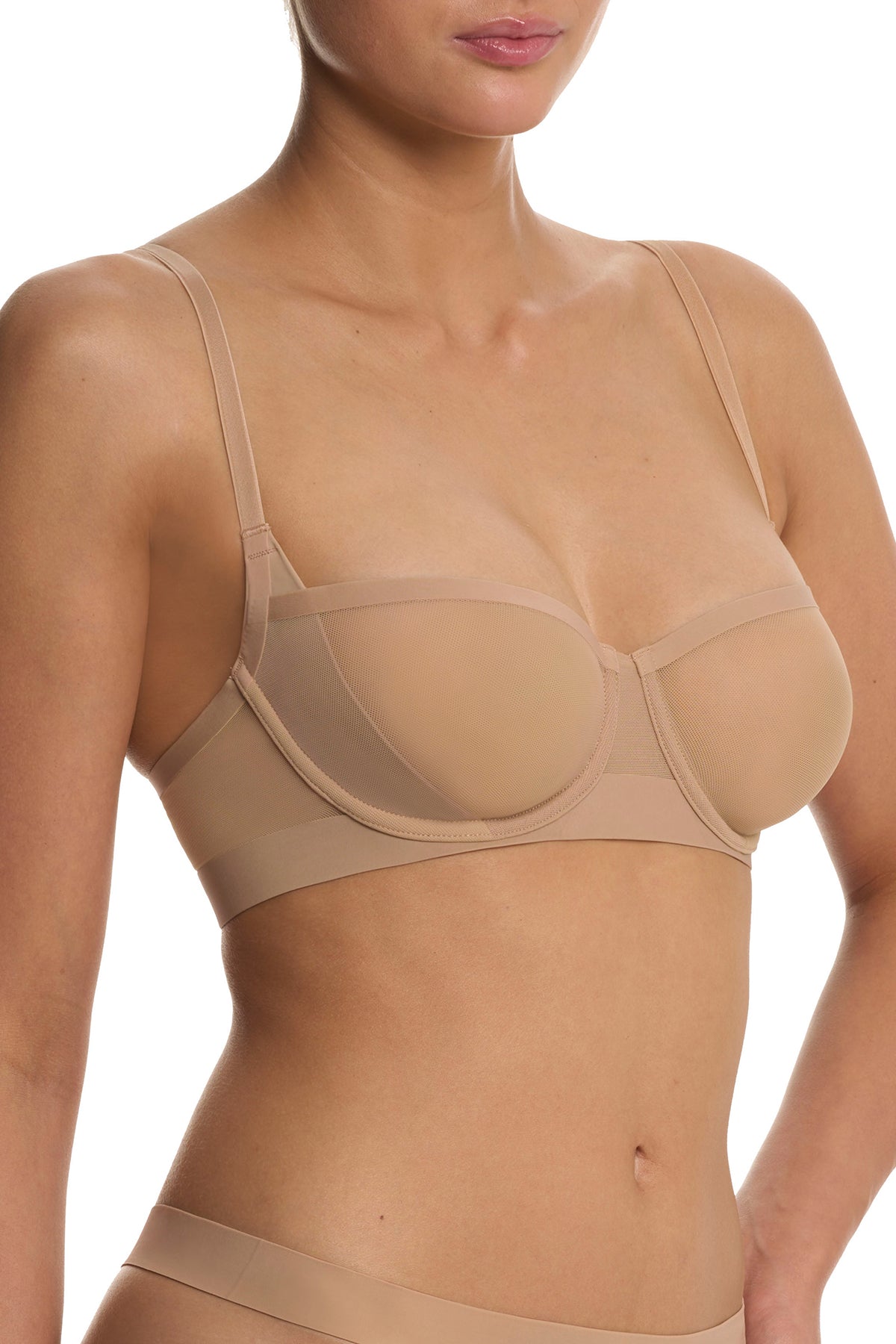 True Zen Balconette Underwire Bra Buff