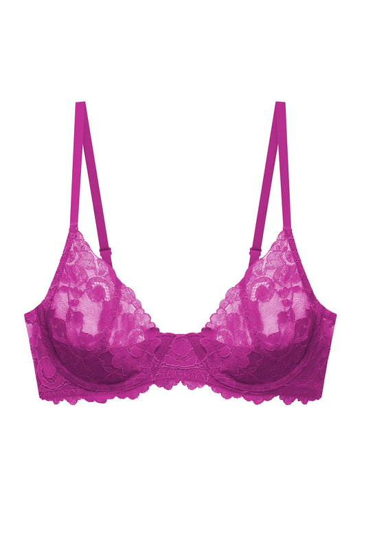 Peony Unlined Underwire Bra Mad Magenta