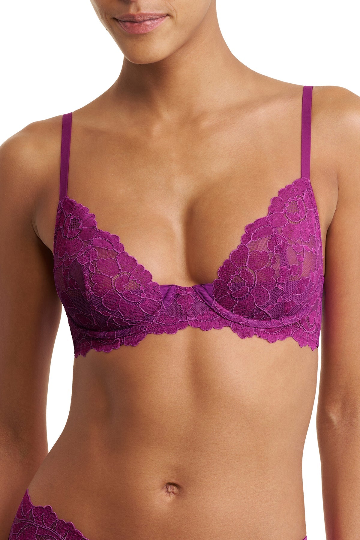 Peony Unlined Underwire Bra Mad Magenta