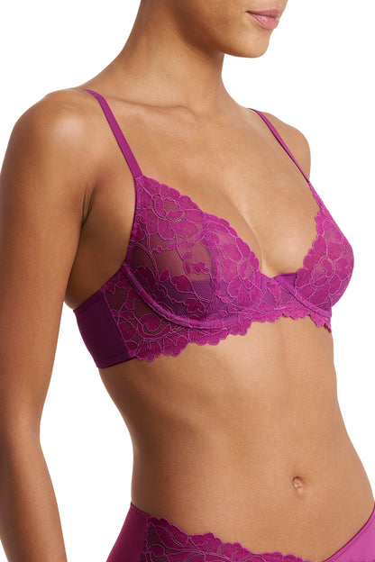 Peony Unlined Underwire Bra Mad Magenta