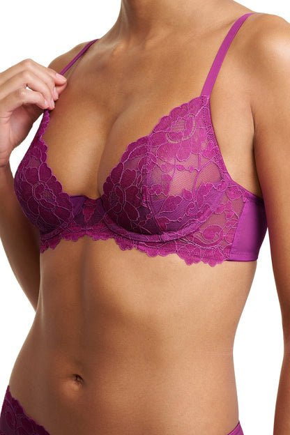 Peony Unlined Underwire Bra Mad Magenta