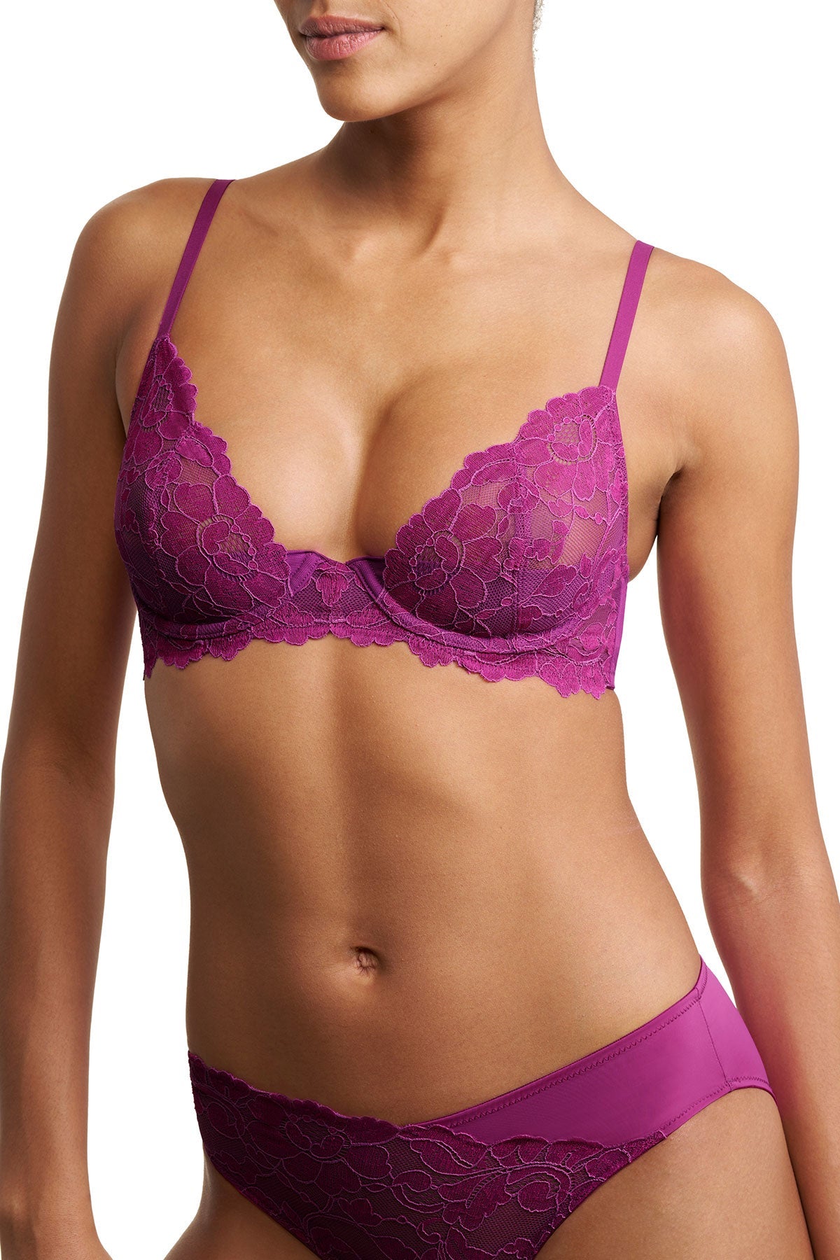 Peony Unlined Underwire Bra Mad Magenta