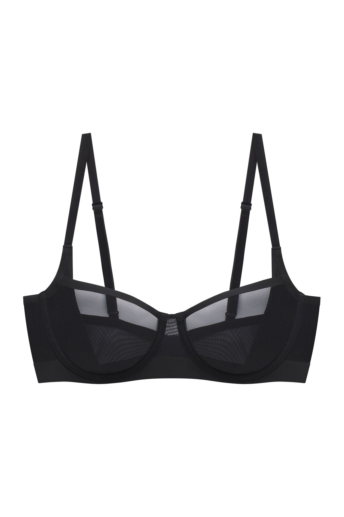 True Zen Balconette Underwire Bra Black