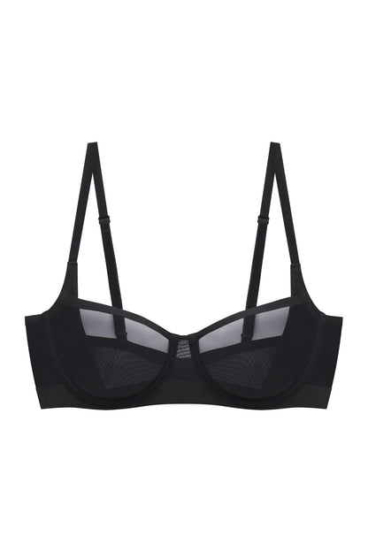 True Zen Balconette Underwire Bra Black