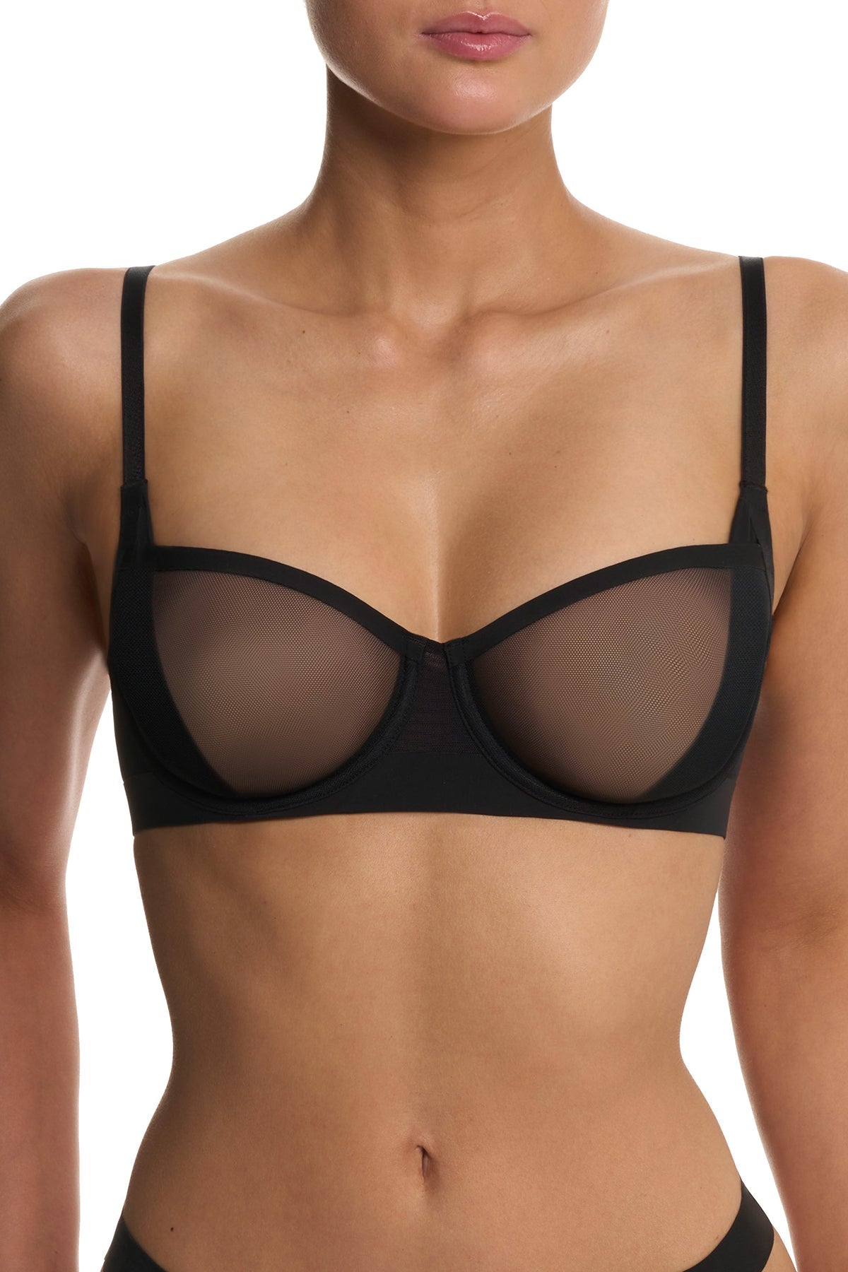 True Zen Balconette Underwire Bra Black