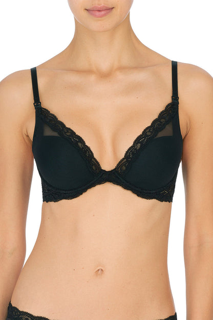 Buy Feathers Maternity Plunge T-Shirt Bra in Black Online Black