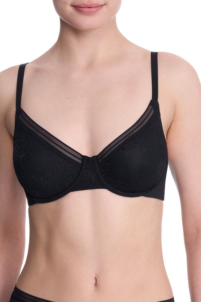 Love Lace Underwire Bra Black