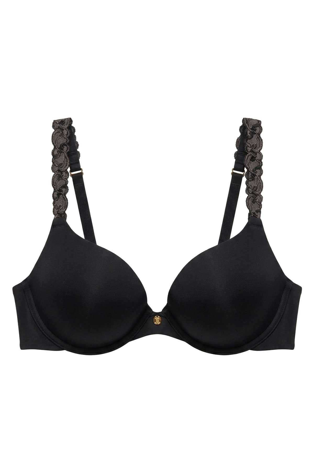 Buy Pure Luxe Push-Up Underwire Bra in Black Online Black