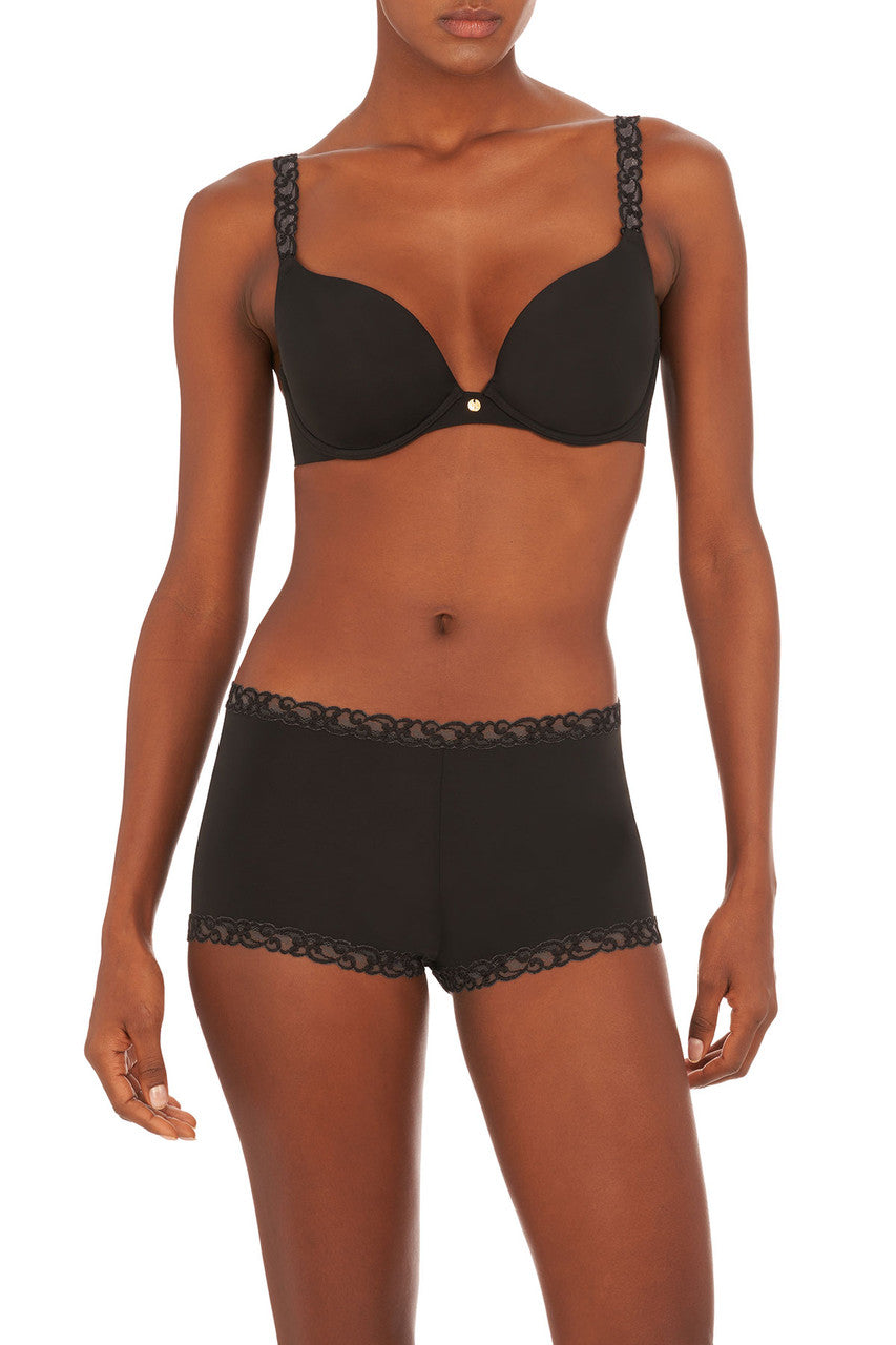 Buy Pure Luxe Push-Up Underwire Bra in Black Online Black