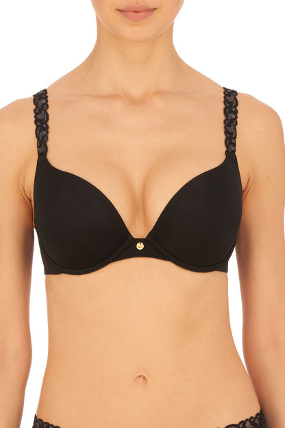 Buy Pure Luxe Push-Up Underwire Bra in Black Online Black
