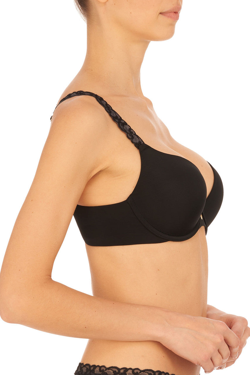 Buy Pure Luxe Push-Up Underwire Bra in Black Online Black