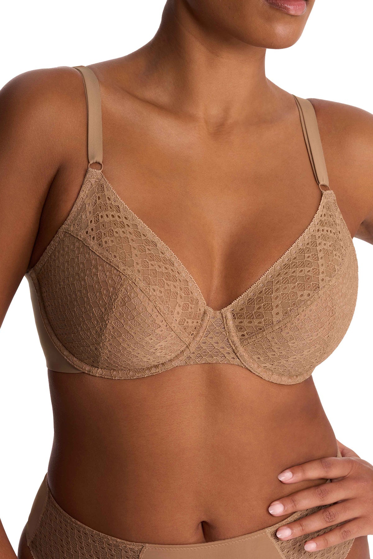 Harmony Smooth Back Underwire Bra Buff