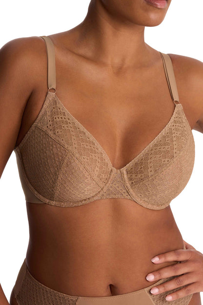 Harmony Smooth Back Underwire Bra Buff
