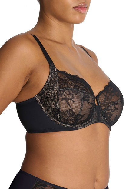 Buy Statement Full Fit Bra in Black/Cafe Online Black/Cafe