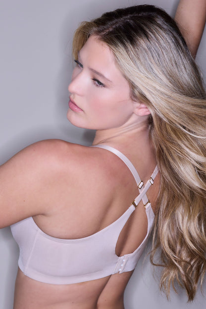 Cloud Comfort Convertible Back Smoothing Wireless Bra Lt Mocha