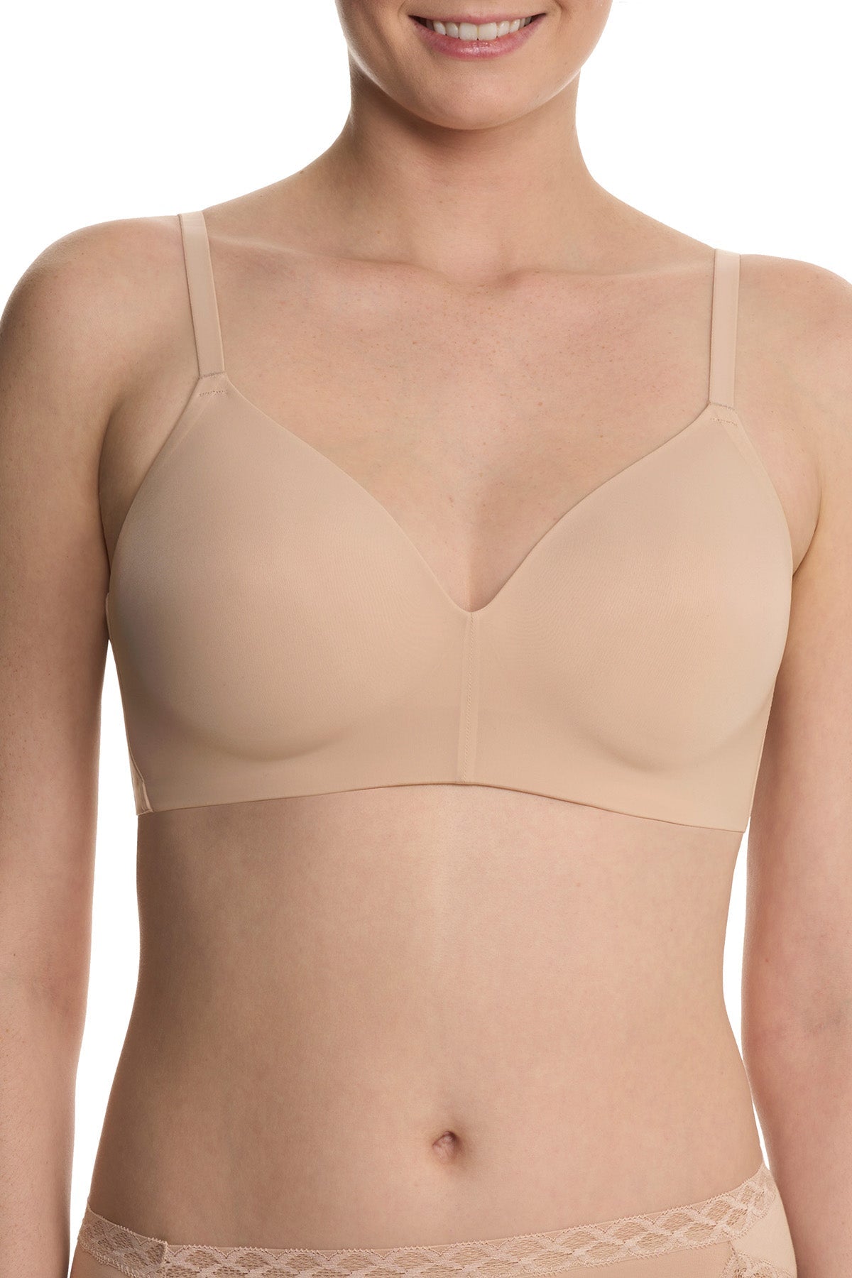 Cloud Comfort Convertible Back Smoothing Wireless Bra Lt Mocha